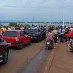 Puente Encarnación-Posadas afectado por protesta de paseros