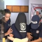 Dalia López habló brevemente y negó tener una celda VIP