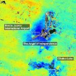 Satélite detecta hundimiento en Ciudad de México