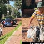 Adulto mayor de 84 años recorre en bicicleta cada día