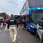 Accidente en Foz involucró a buses con hinchas de Cerro