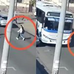 Adolescente fue atropellada por bus en Asunción