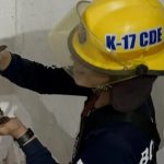 Bomberos salvaron a un gatito en Ciudad del Este