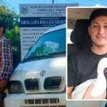 Conductor de plataforma recibió un pato como pago en Ypané