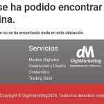 DigiMarketing borra rastros tras difusión de anuncios del Gobierno