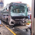 Perú: triple choque del Metropolitano deja 46 heridos