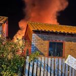 Brasero provocó incendio y destruyó vivienda en Concepción