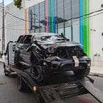 Camioneta de presunto líder narco volcó en Lambaré