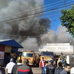 Incendio destruyó el 95% del Mercado de Itauguá