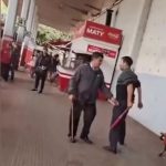 Pelea entre choferes en la Estación de Buses de Asunción