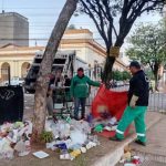 Basura cubre el microcentro tras festejos patrios