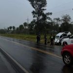 Vehículo de la SENAD sufrió vuelco en Misiones