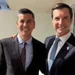 ¿Qué hizo Santiago Peña durante su visita a Los Ángeles?