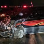 Alcohol al volante termina en choque múltiple y dos heridos en Ypané