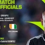 Terna paraguaya dirigirá Alemania ante Costa de Marfil